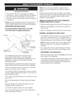 Preview for 26 page of Kenmore 7840 - 23.0 cu. Ft. Bottom-Freezer Refrigerator Use & Care Manual