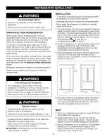 Preview for 8 page of Kenmore 7873 - Elite 24.7 cu. Ft. Bottom-Freezer Refrigerator Use And Care Manual