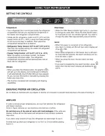 Preview for 16 page of Kenmore 7873 - Elite 24.7 cu. Ft. Bottom-Freezer Refrigerator Use And Care Manual