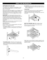 Preview for 21 page of Kenmore 7873 - Elite 24.7 cu. Ft. Bottom-Freezer Refrigerator Use And Care Manual