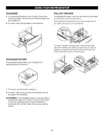 Preview for 24 page of Kenmore 7873 - Elite 24.7 cu. Ft. Bottom-Freezer Refrigerator Use And Care Manual