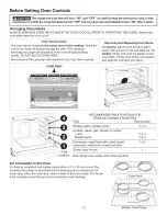 Предварительный просмотр 12 страницы Kenmore 790.3668 Series Use & Care Manual