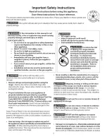 Предварительный просмотр 3 страницы Kenmore 790.3669 Series Use & Care Manual