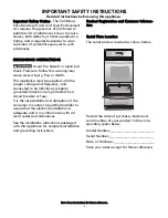 Предварительный просмотр 6 страницы Kenmore 790.4025 Use & Care Manual