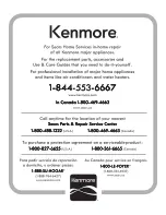 Предварительный просмотр 24 страницы Kenmore 790.4025 Use & Care Manual