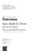 Kenmore 790.4030 SERIES Use & Care Manual предпросмотр