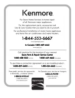 Preview for 23 page of Kenmore 790.4030 SERIES Use & Care Manual