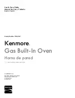 Предварительный просмотр 1 страницы Kenmore 790.4034 Series Use & Care Manual