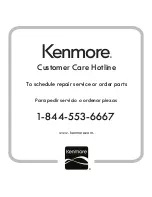 Предварительный просмотр 26 страницы Kenmore 790.4034 Series Use & Care Manual