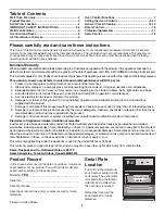 Preview for 2 page of Kenmore 790. 4043 Use & Care Manual