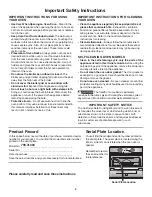 Preview for 4 page of Kenmore 790.41003 Use & Care Manual