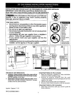 Предварительный просмотр 2 страницы Kenmore 790.41081891 Installation Instructions Manual