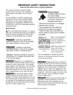 Preview for 3 page of Kenmore 790.4115 series Use & Care Manual