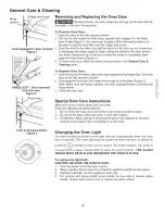 Preview for 21 page of Kenmore 790.4139 Series Use & Care Manual