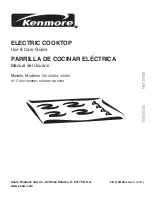 Предварительный просмотр 1 страницы Kenmore 790.4249 Series Use And Care Manual