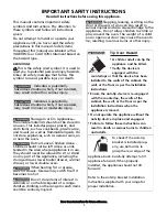 Preview for 3 page of Kenmore 790.4255 series Use & Care Manual