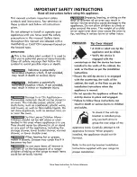 Preview for 3 page of Kenmore 790.42553310 Use & Care Manual