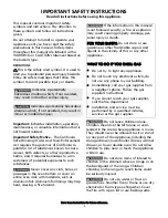 Preview for 3 page of Kenmore 790.4260 Series Use & Care Manual