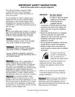 Preview for 3 page of Kenmore 790.42623310 Use & Care Manual