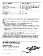 Preview for 2 page of Kenmore 790. 4272 Use & Care Manual