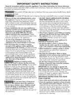 Preview for 3 page of Kenmore 790.4422 Series Use And Care Manual