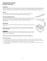 Предварительный просмотр 17 страницы Kenmore 790.4506 Series Use And Care Manual