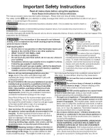 Предварительный просмотр 3 страницы Kenmore 790.4662 Use & Care Manual