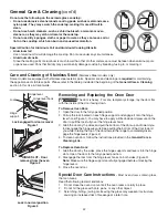 Preview for 42 page of Kenmore 790.4671 series Use & Care Manual