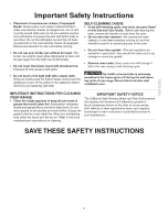 Preview for 5 page of Kenmore 790.4676 Series Use & Care Manual