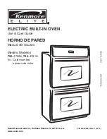 Kenmore 790. 4790 SERIES Use & Care Manual preview