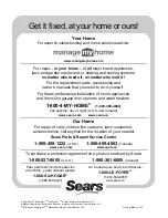 Preview for 36 page of Kenmore 790. 4790 SERIES Use & Care Manual