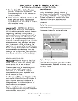 Preview for 6 page of Kenmore 790.4834 Series Use & Care Manual