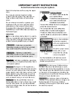 Preview for 3 page of Kenmore 790.4847 series Use & Care Manual