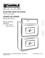 Предварительный просмотр 1 страницы Kenmore 790.4906 Use And Care Manual