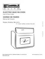 Preview for 1 page of Kenmore 790. 4907 Series Use & Care Manual