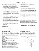 Preview for 4 page of Kenmore 790.4918 Use And Care Manual