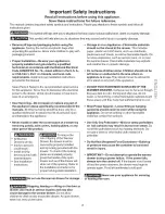 Preview for 3 page of Kenmore 790.4927 Use & Care Manual