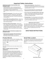 Preview for 4 page of Kenmore 790.4927 Use & Care Manual