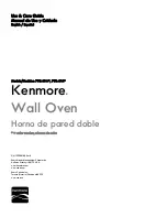 Preview for 1 page of Kenmore 790.4941 Series Use & Care Manual