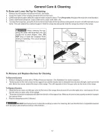 Предварительный просмотр 12 страницы Kenmore 790.6000 Series Use & Care Manual