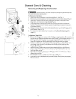 Предварительный просмотр 13 страницы Kenmore 790.6072 Series Use & Care Manual