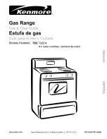 Предварительный просмотр 1 страницы Kenmore 790.7026 Series Use & Care Manual