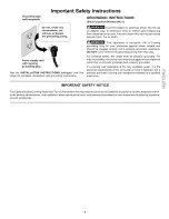 Preview for 5 page of Kenmore 790.7026 Series Use & Care Manual