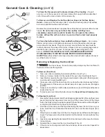 Предварительный просмотр 12 страницы Kenmore 790.7131 Series Use & Care Manual