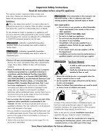 Preview for 3 page of Kenmore 790. 7260 Use & Care Manual