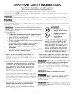 Preview for 3 page of Kenmore 790.75503 Use & Care Manual