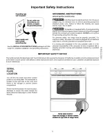 Предварительный просмотр 5 страницы Kenmore 790.75602 Use And Care Manual