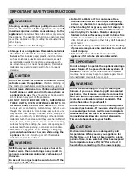 Preview for 4 page of Kenmore 790.7650 Use & Care Manual