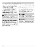 Preview for 6 page of Kenmore 790.7650 Use & Care Manual