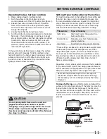 Preview for 11 page of Kenmore 790.7650 Use & Care Manual